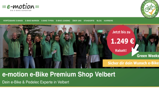 e-motion e-Bike Premium-Shop Velbert Velbert