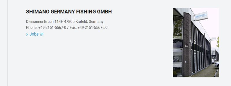 SHIMANO GERMANY FISHING GMBH Krefeld